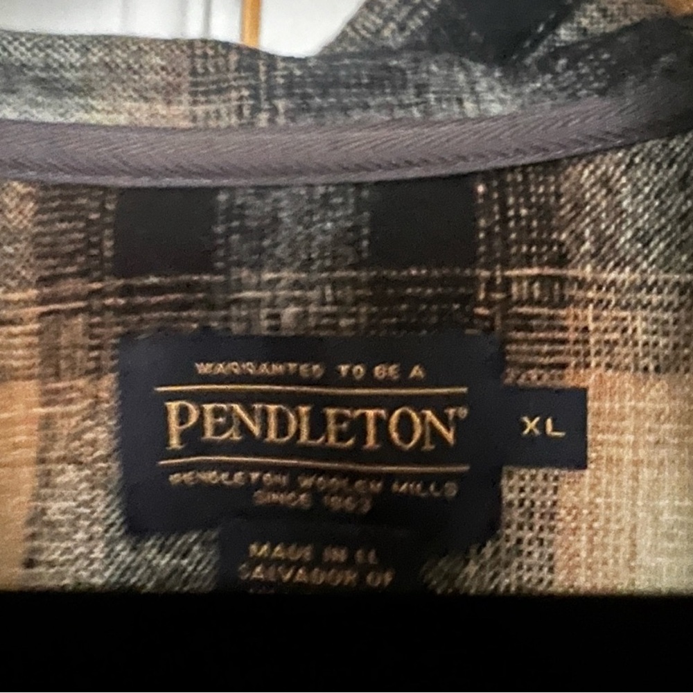 Unlined Pendleton hooded jacket